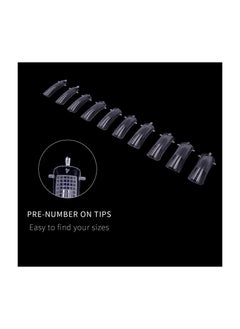 brunson Dual Nail Forms for Poly Extension Gel Pre-shaped False Tips with Scale 120pcs Manicure Tool for Nail Extensions Mold Nail Tips Acrylic Nails False Nails Manicure Tool  - Image 3