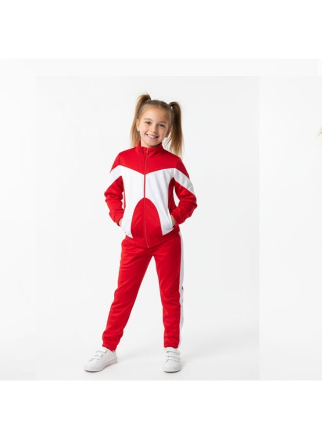 سيزار ترنج بناتي رياضي خامة سبورت مزود بسوستة من الأمام - Image 1