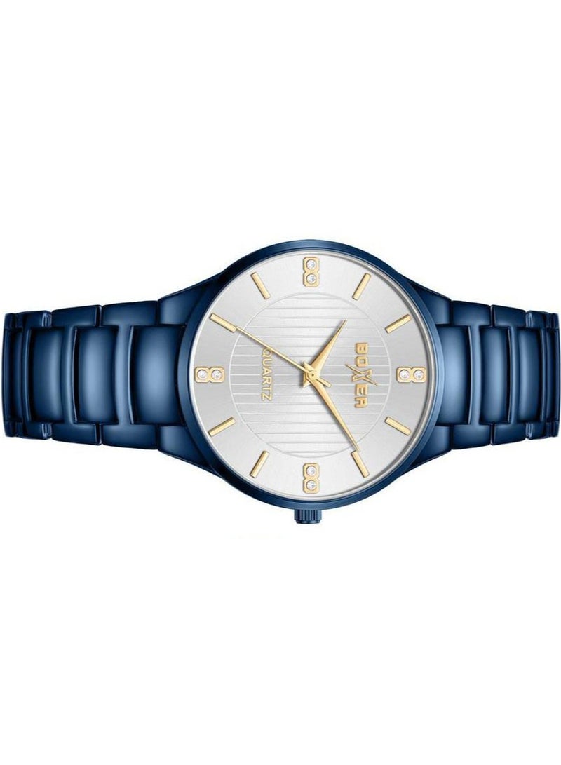 Boxer BX-073-10 Men’s Analog Wrist Watch Stainless Steel Strap – Stylish, Durable & Everyday Wear - Image 3