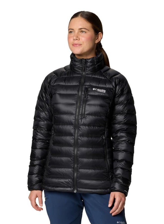 Columbia Women's Arctic Crest Down Jacket, Black, Large - Image 1