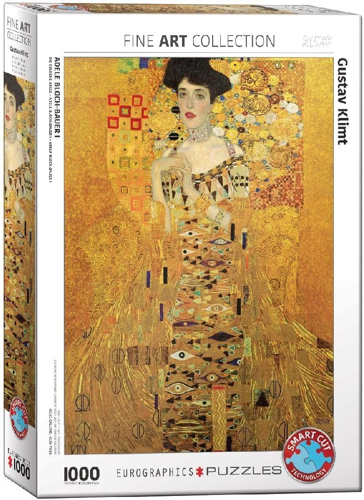 eurographics EuroGraphics Portrait of Adele Bloch Bauer by Gustav Klimt 1000 Piece Puzzle 60009947  - Image 1