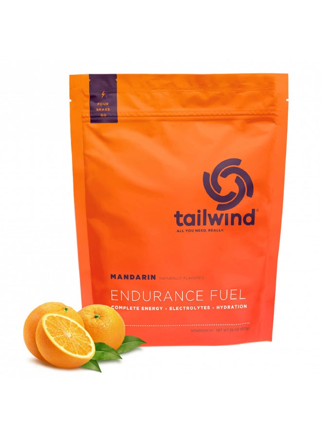 Tailwind Nutrition Tailwind Nutrition Endurance Fuel, Sports Drink Powder Mix with Electrolytes, Non-GMO, Free of Soy, Dairy, and Gluten, Vegan Friendly, Mandarin Orange, 30 Servings  - Image 1