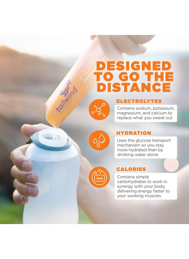 Tailwind Nutrition Tailwind Nutrition Endurance Fuel, Sports Drink Powder Mix with Electrolytes, Non-GMO, Free of Soy, Dairy, and Gluten, Vegan Friendly, Mandarin Orange, 30 Servings  - Image 3