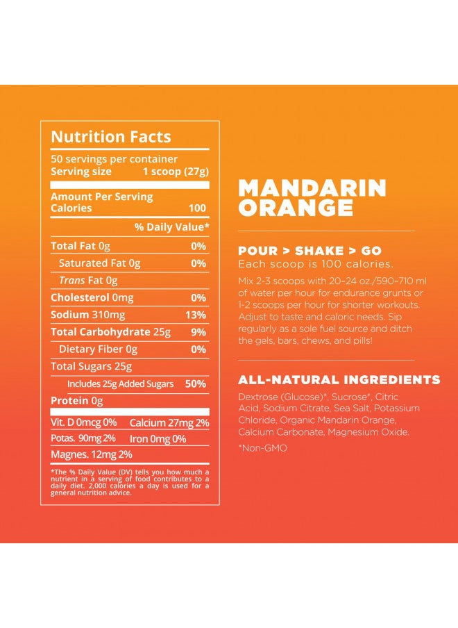 Tailwind Nutrition Tailwind Nutrition Endurance Fuel, Sports Drink Powder Mix with Electrolytes, Non-GMO, Free of Soy, Dairy, and Gluten, Vegan Friendly, Mandarin Orange, 30 Servings  - Image 5