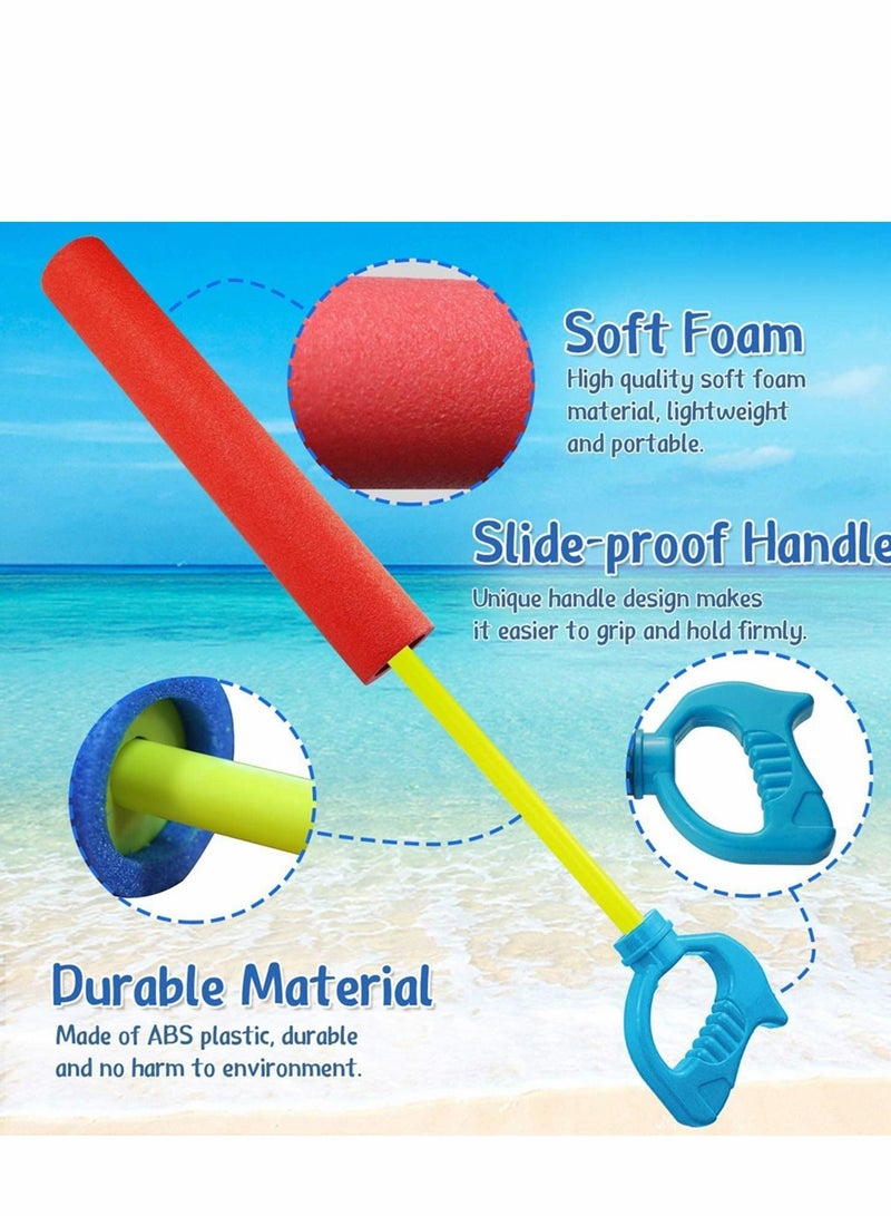 SYOSI Water Squirt Gun for Kids, 8 Pack Dinosaur Foam Waters Blaster, 35 ft Range Pool Squirter Soaker, Toddler Shooter, Summer Outdoor Backyard Beach Party - Image 3