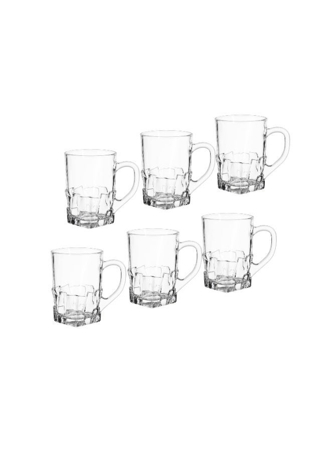 Blink Max BLINKMAX Glass Mug Set – 6 Pieces (9 cm – 130 ml) Elegant Classic Design ☕✨ - Image 5