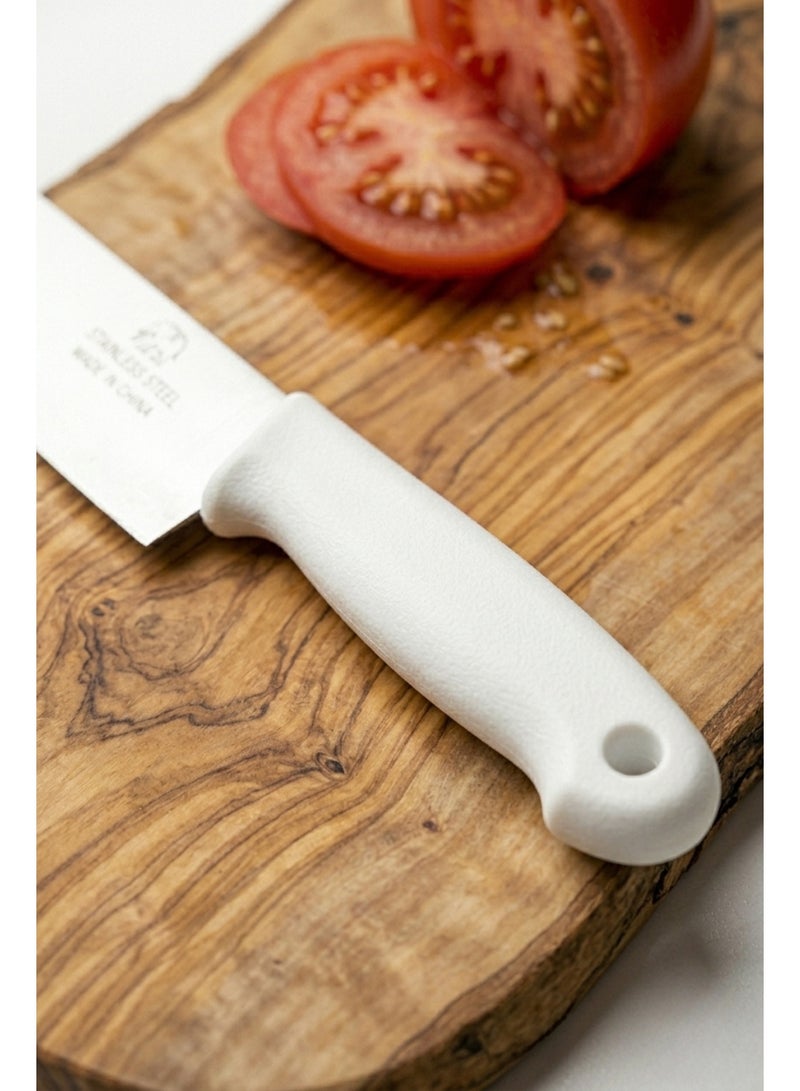 Stainless Steel Kitchen Knife – 32 cm – Made in China – Multipurpose Sharp Knife for Home & Restaurant - Image 4