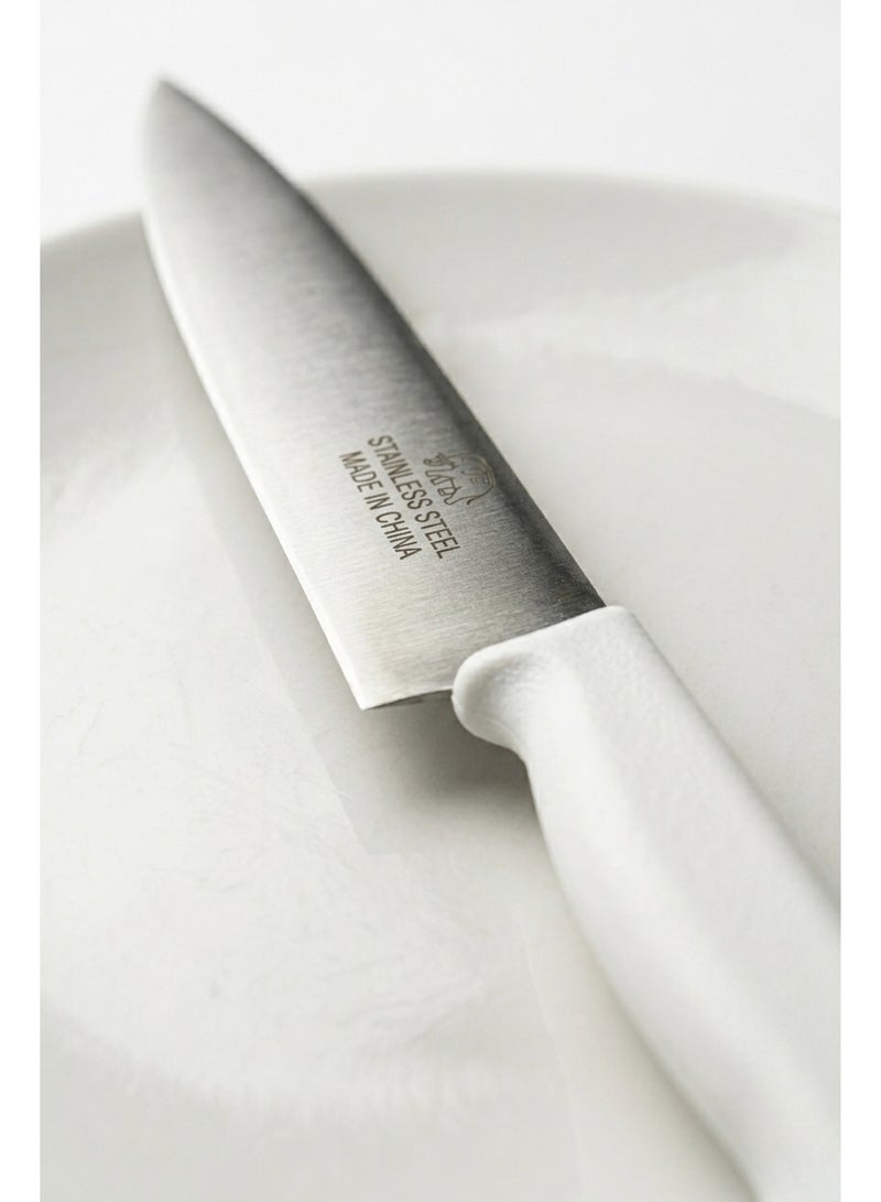 Stainless Steel Kitchen Knife – 32 cm – Made in China – Multipurpose Sharp Knife for Home & Restaurant - Image 2
