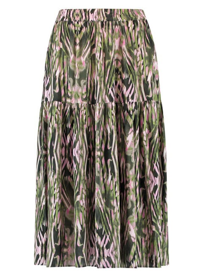 GERRY WEBER - Jersey skirt with an all-over pattern - Image 1