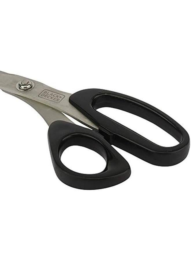 BLACK+DECKER 10 Inch Universal Straight Handle Stainless Steel Scissors Black Bdht81569 2 Years Warranty - Image 4