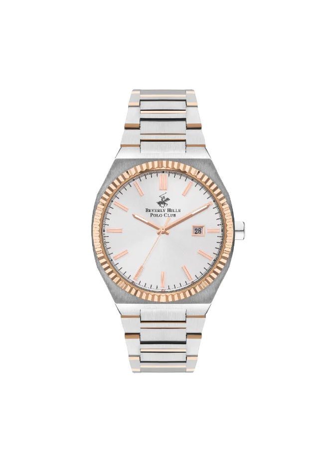 BEVERLY HILLS POLO CLUB BEVERLY HILLS POLO CLUB Men's Analog Silver Dial Watch - BP3405X.530