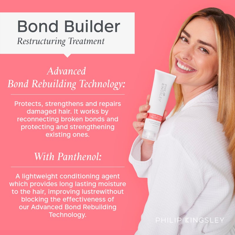 PHILIP KINGSLEY | Bond Builder Restructuring Treatment Hair Repair Mask | Treatment for Damaged, Bleached, Colored Hair | Breakage and Split Ends Treatment | 5.07oz - Image 3