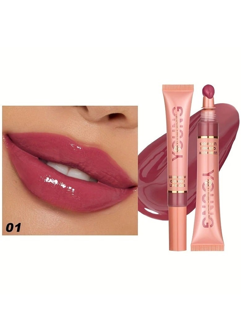 يونج فيجن γليز شفرة جديد مع فرشة فومي | غليز شفرة متسقطة保湿ية (6 ألوان متاحة) | هدية zawاجي | هدية عيدية[01] - Image 1