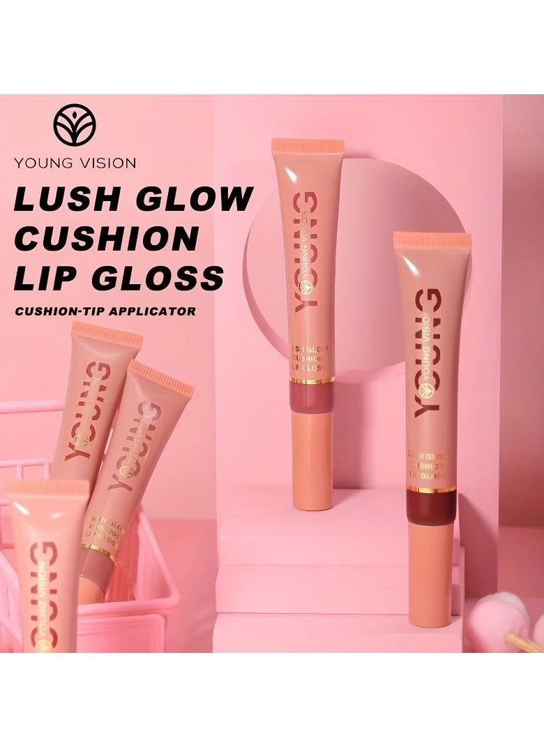 يونج فيجن γليز شفرة جديد مع فرشة فومي | غليز شفرة متسقطة保湿ية (6 ألوان متاحة) | هدية zawاجي | هدية عيدية[01] - Image 2