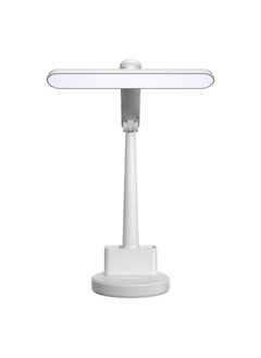 LOOPITYS Learning lamp, home LED lamp, touch desk lamp with 3 color modes and stepless dimming, dimmable desk lamp with pen style phone holder (battery capacity: 2000mAh, with charging cable)  - Image 1