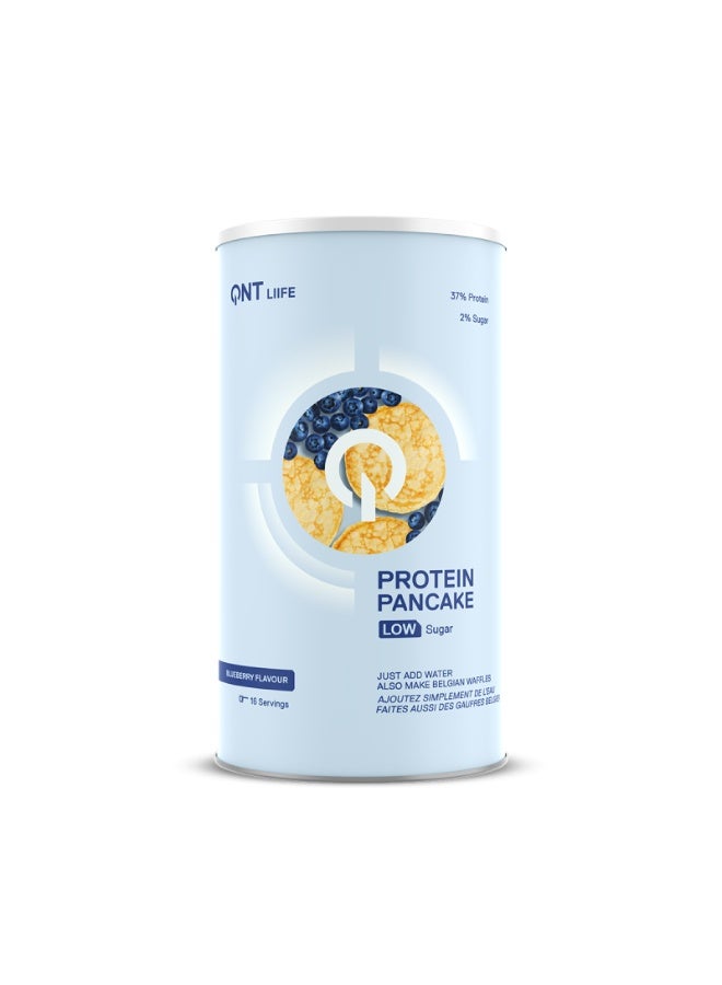 QNT Protein Pancake Mix | 500g | Blueberry Flavours, High-Protein, High-Fiber - Image 2