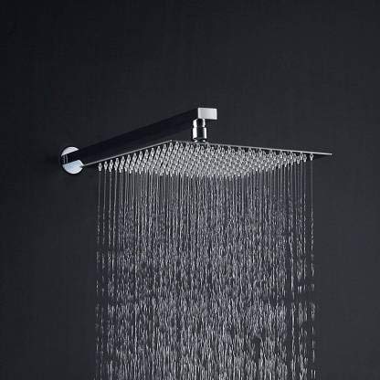 HANDY Stainless Steel + Brass Heavy Rain Drop Shower 8 x 8 inch Easy-to-clean bathroom Harvey Rain Head shower (only Shower) - Image 1