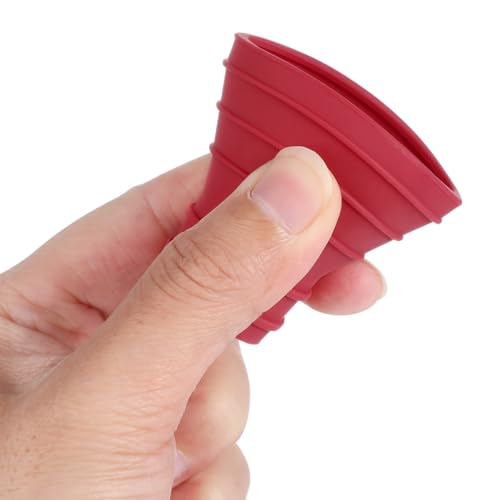 NUOLUX NUOBESTY Golf Pick-up Suction Cup Grabber Rubber Golf Ball Retriever Picker Upper for Putter Tool Accessories (Red) - Image 3