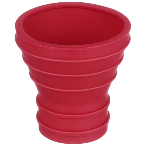 NUOLUX NUOBESTY Golf Pick-up Suction Cup Grabber Rubber Golf Ball Retriever Picker Upper for Putter Tool Accessories (Red) - Image 1