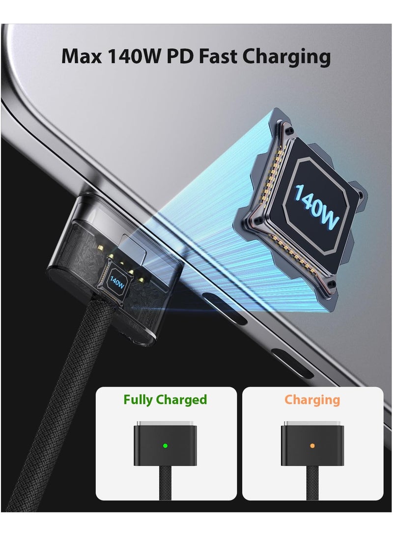 Anmi USB-C to Mag Safe 3 Cable 6.6ft/2M (Black) - Image 4