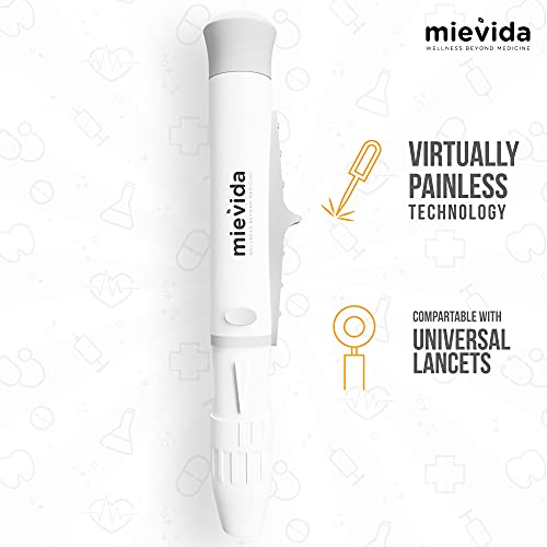 MIEVIDA Adjustable Lancing Device with Painless Prick Technology PPT and 6 Depth Penetration - Image 3