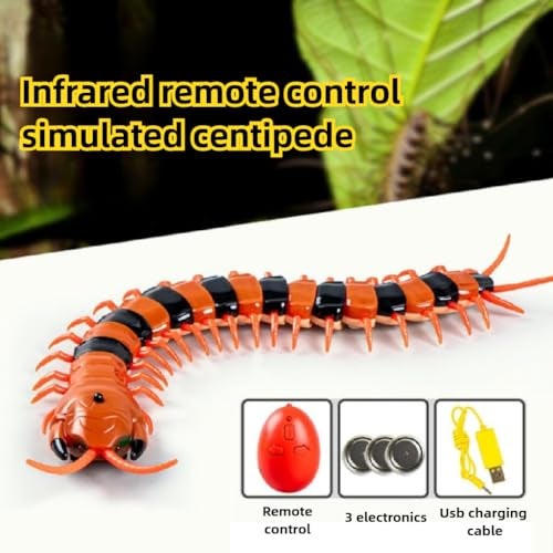 Tsiodot Simulation RC Centipede Remote Control Electric Animal Insect Toy Large Realistic Prank Gift for Kids Christmas Birthday - Image 5