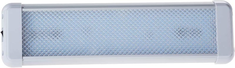 Raycharm RV Boat Interior LED Ceiling Light Fixture, 14.2" x 3.9" Aluminum Housing, 6000K Cool-White Large Spaces Illuminating, High-Output Low Ampere Draw, On/Off Rocker Switch, 12V-24V DC, 1-Pack - Image 3