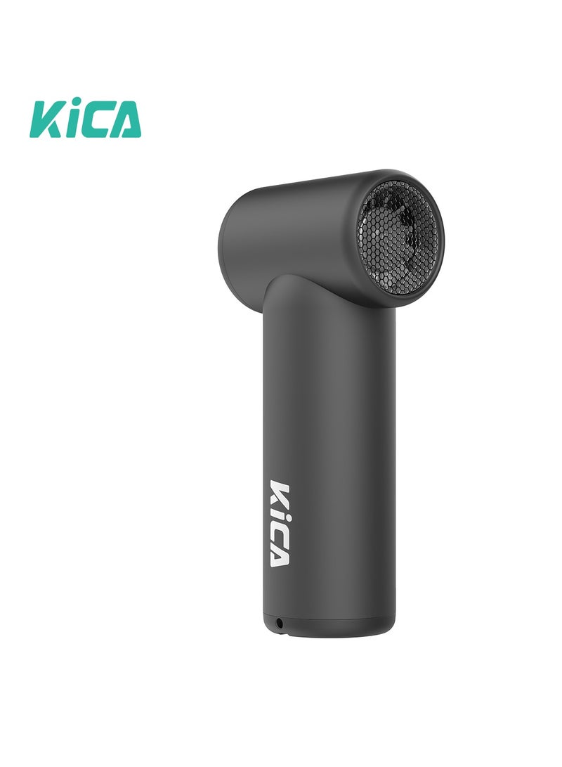 KiCA مروحة كيكاجيت ميني المحمولة، مروحة توربو قابلة للشحن، تحكم في السرعة بلا خطوات، تدوم 13 ساعة، مروحة صغيرة خفيفة الوزن بحجم الجيب للسفر/التبريد في الهواء الطلق - Image 2