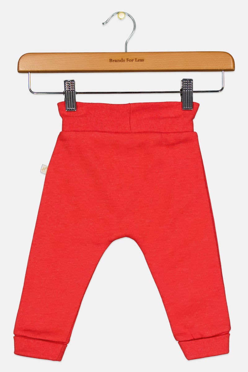 Hamleys Toddlers Boy Solid Sweatpants, Red - Image 2