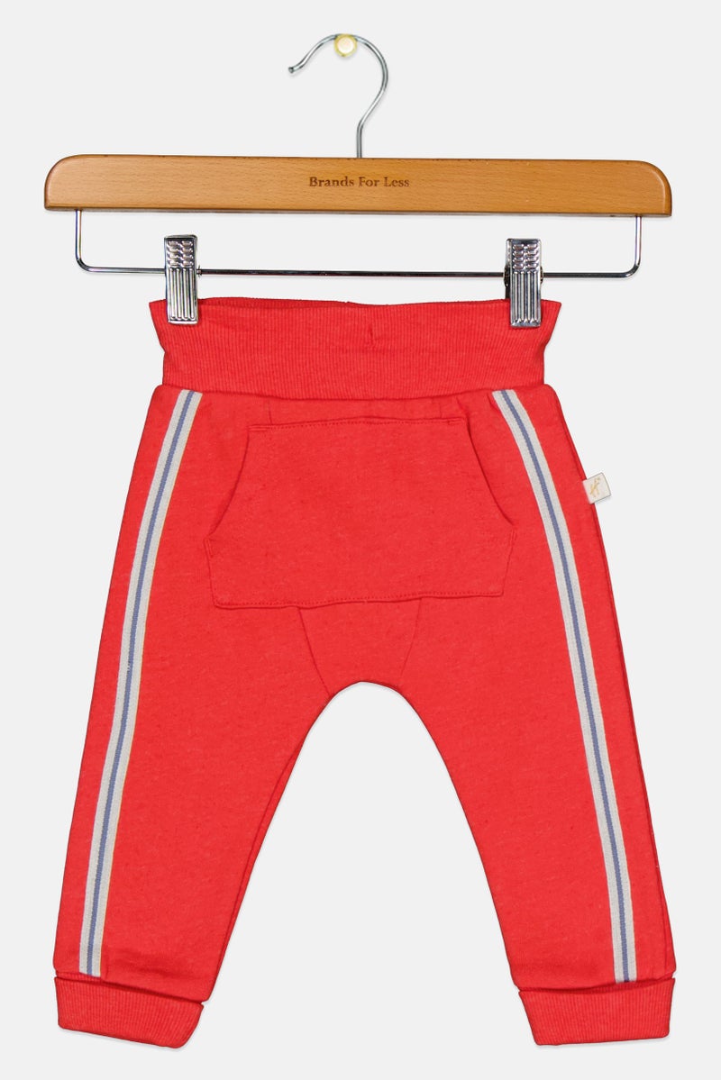Hamleys Toddlers Boy Solid Sweatpants, Red - Image 3