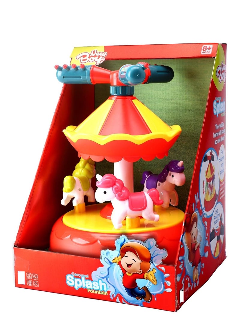 New Boy Carousel Splash Fountain - Image 2