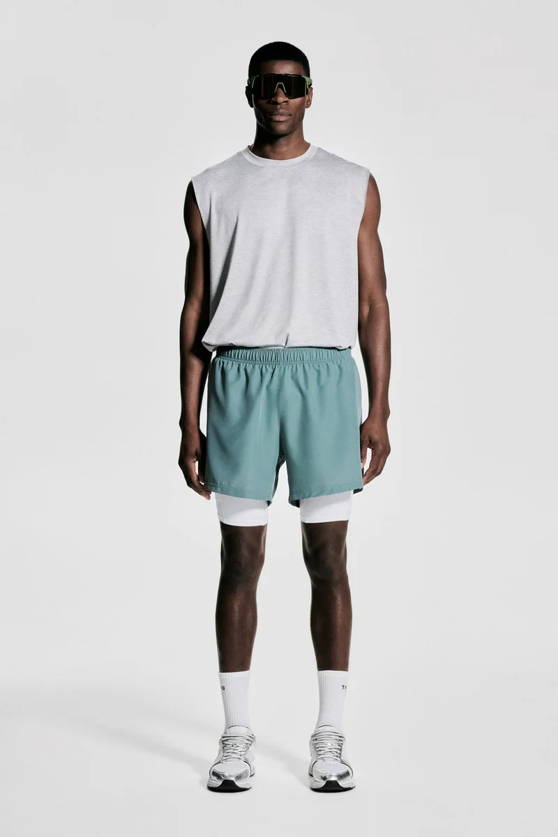 H&M Double-layered sports shorts in DryMove™