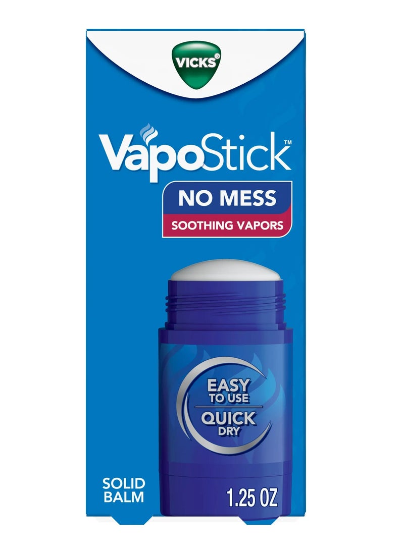 Vicks Vicks Vapo Stick, Invisible Solid Balm, Soothing Vicks Vapors for Sinus Relief  - Image 2