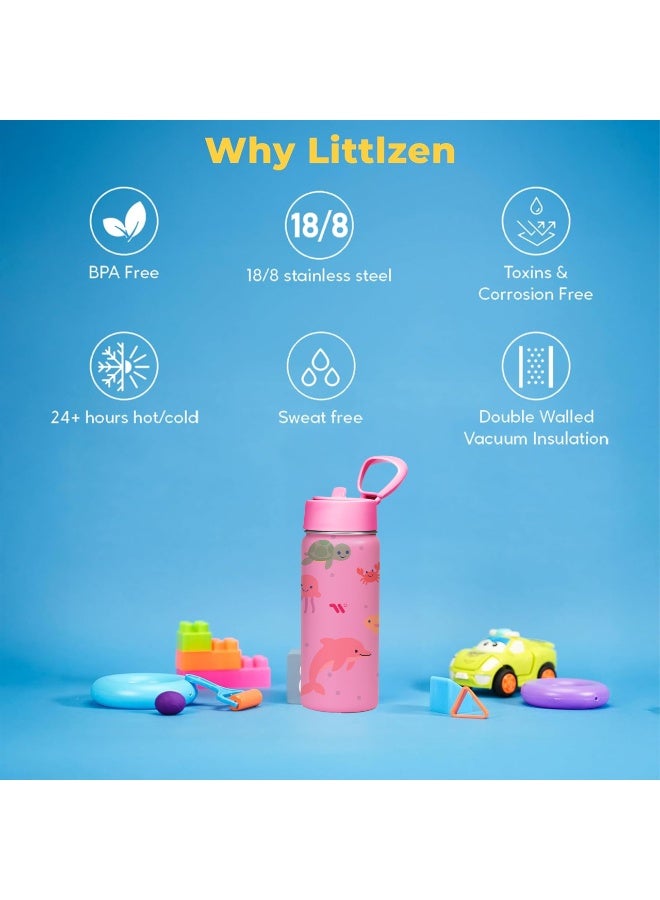 S2C - Kids Water Bottle for School - 550ml Stainless Steel, Leakproof, BPA-Free, Insulated for Hot & Cold Drinks, Perfect for Boys & Girls, Durable, Safe & Eco-Friendly - Image 4