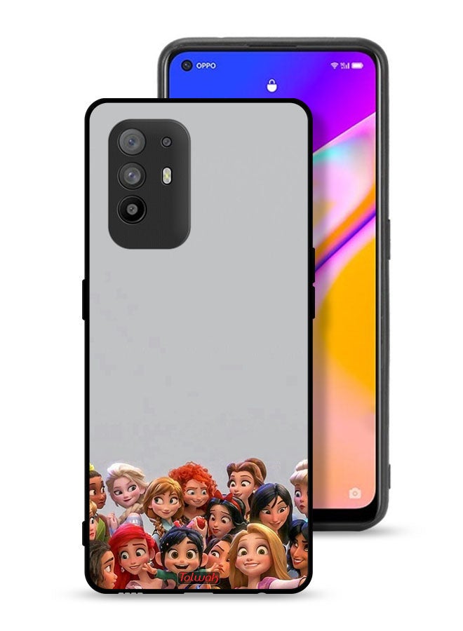 Tolwak Oppo F19 Pro Plus 5G Protective Case Cover Friends Forever - Image 1