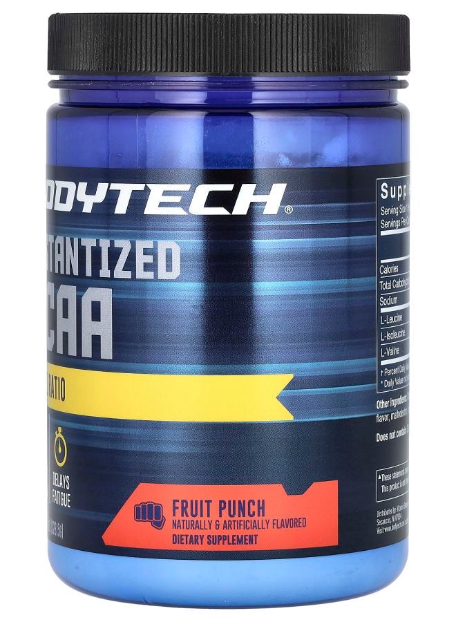 BODYTECH Instantized BCAA Fruit Punch 11.6 oz (328.5 g) - Image 2
