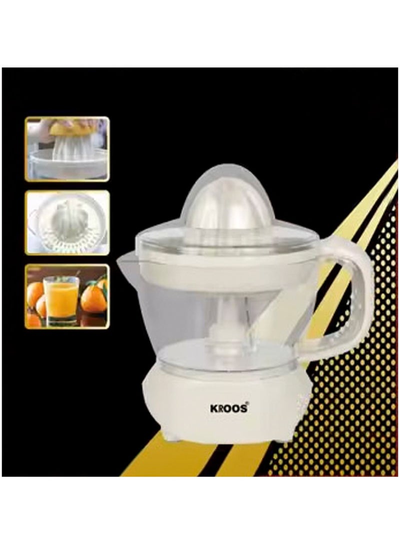 كروس عصارة برتقال كهربائية بمحرك نحاس نقي وأجزاء قابلة للفصل – 700 مل، 40 واط - Image 2