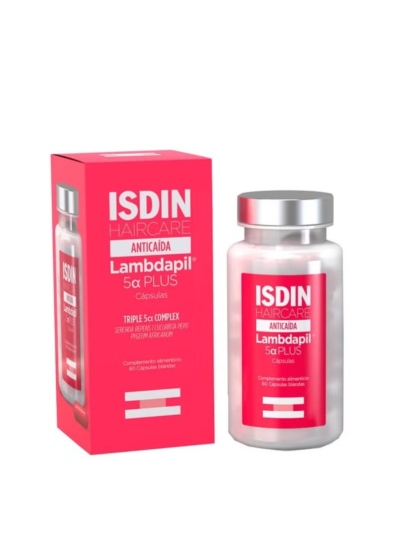 ISDIN Lambdapil 5 Alpha Plus Capsules 60’s — Supports Hair Health & Strength