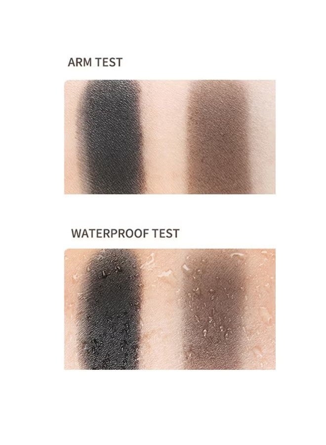 SUAKE بودرة ظل الشعر، بودرة خط الشعر، بودرة ظل تغطي جذور الشعر بسرعة، خطوط الحواجب واللحية مقاومة للبقع لمدة 48 ساعة، للبقع الصلعاء، بودرة تصفيف الجبين تغطية فورية لخط الشعر-01#بني - Image 5