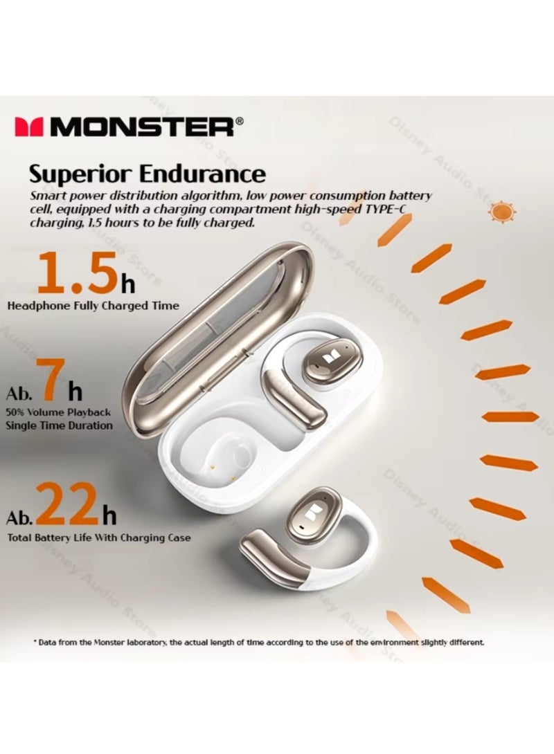 Monster Open AC311 Bloetet 5.4 Earphones Ipx5 Waterproof Wireless Earphones Island Noise Reduction Earphones with Microphone - Image 2