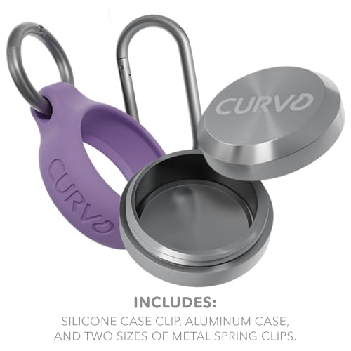 CURVD Premium Carrying Case – Durable Travel Keychain Container, Medicine Pill Organizer & Travel Pill Box, Small Waterproof Holder for Pills, Earplugs, Jewelry, Compatible with Loop, Vibes & Eargasm - Image 2