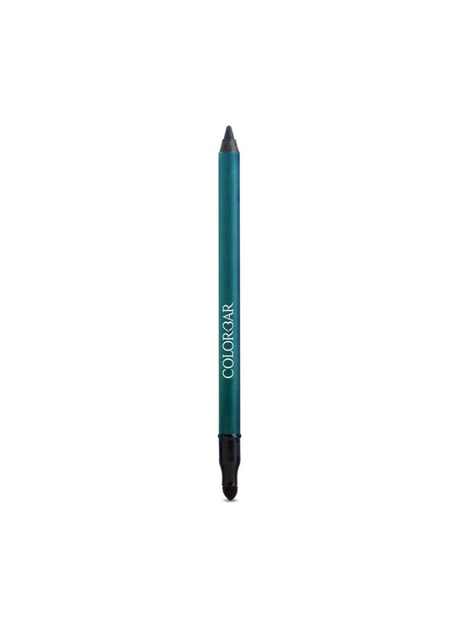 Colorbar Just Smoky Kajal, Just Teal, 1.2g | Waterproof and non-transfer | Lasts upto 12 hours | Paraben Free - Image 4