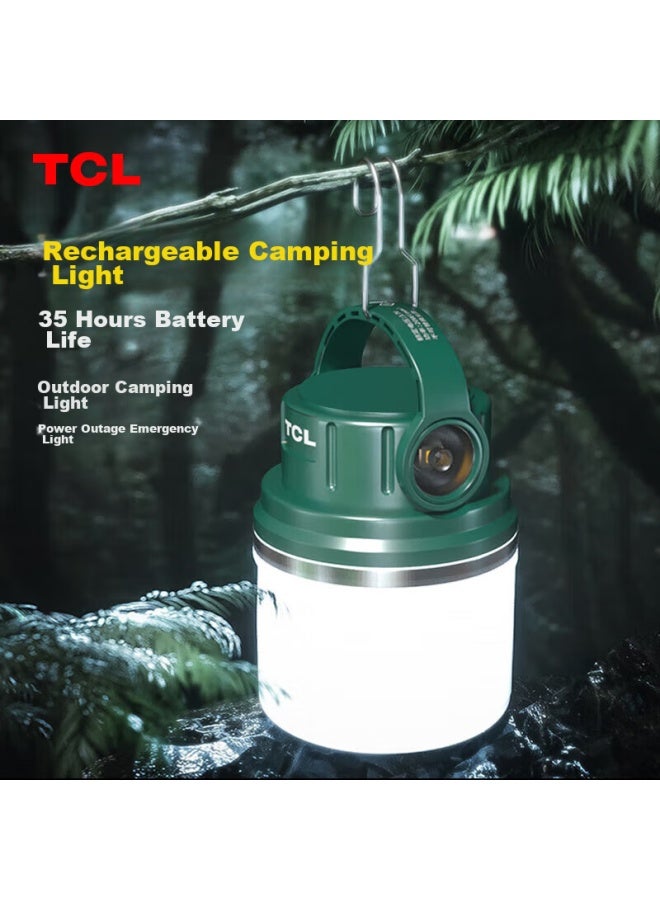 TCL Tcl Camping Light, Non-solar Rechargeable, Outdoor Tent Site Light, Emergency Power Outage, Home Lighting, High Brightness, Tcy05a  - Image 1