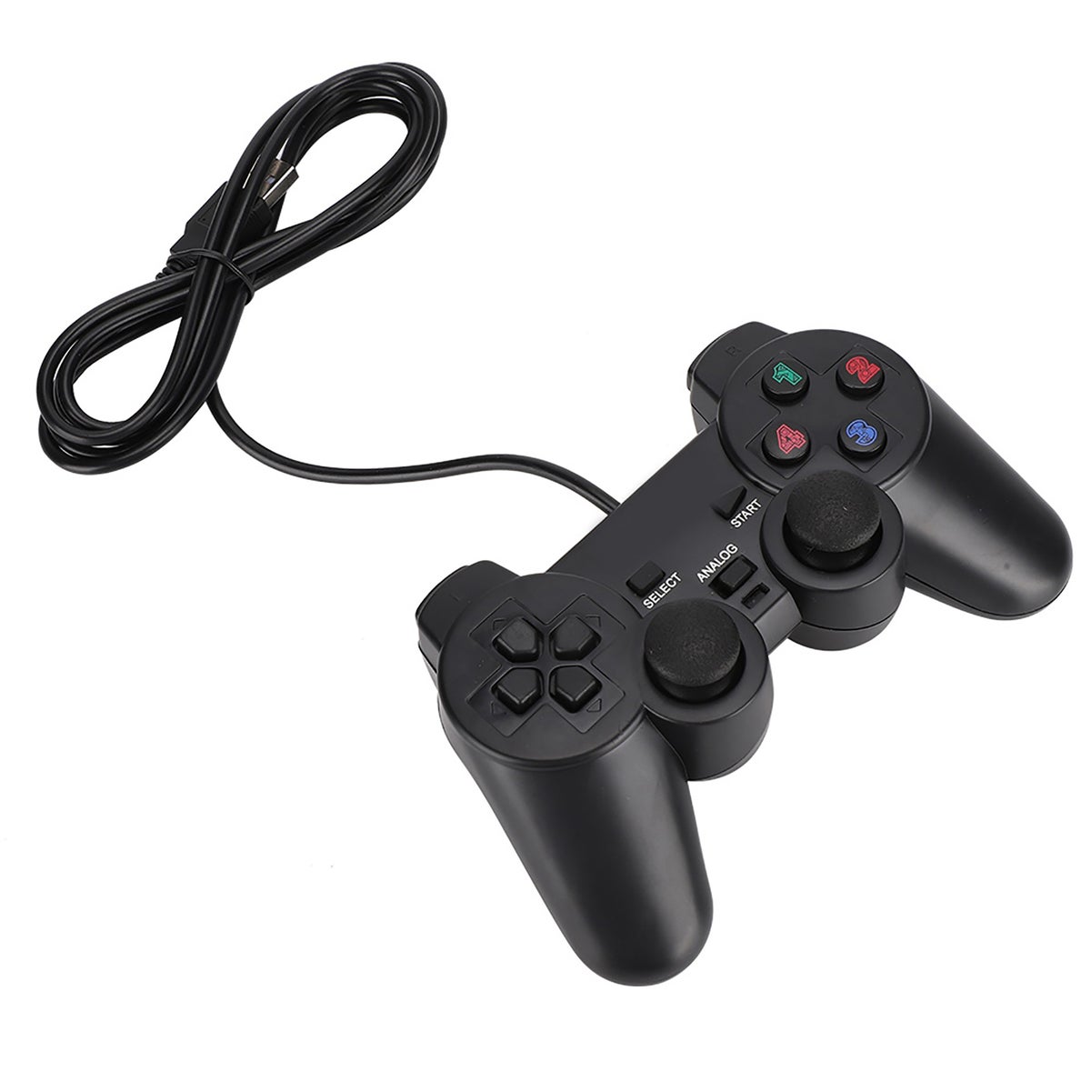 Generic Usb Game Controllers Generic Computer Game Controller Wired USB Gamepad with Dual‑Vibration ...