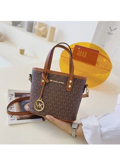 MK MK Jet Set Travel Extra Small Convertible Tote In Signature Canvas Brown  - Image 1