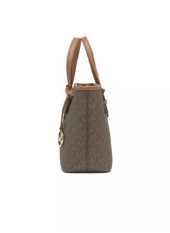 MK MK Jet Set Travel Extra Small Convertible Tote In Signature Canvas Brown  - Image 2