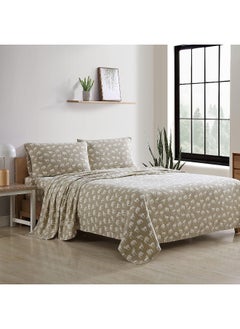 Eddie Bauer Eddie Bauer - Twin Sheets, Cotton Flannel Bedding Set, Brushed For Extra Softness, Cozy Home Decor (Buckhead Ridge, Twin)  - Image 1