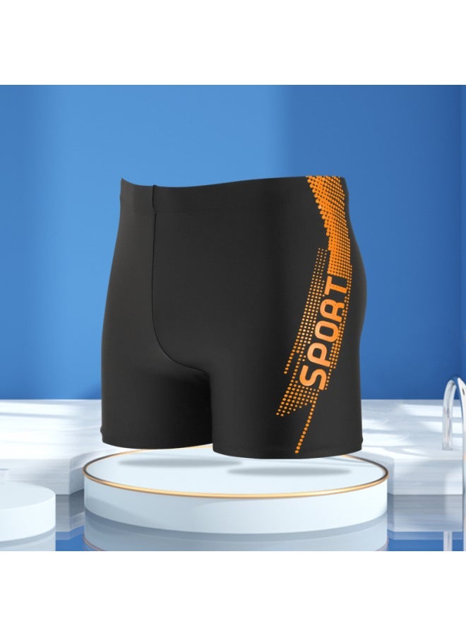 Generic Simple Printed Men's Swimming Trunks Plus Size Soft And Comfortable Lining Adult Hot Spring Boxer Wholesale-Color:Orange Offset Printing-Size:XXL (recommended 60.00 Kg-70.00 Kg - Image 5
