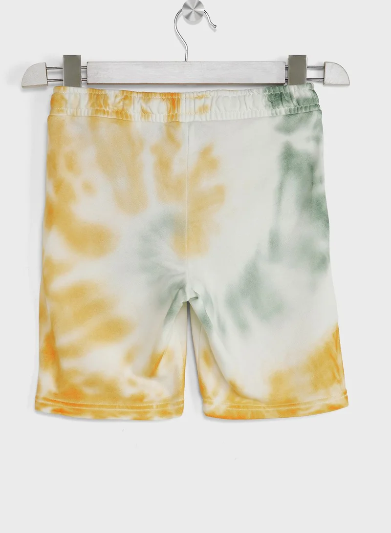 Jack & Jones Junior Kids Tie Dye Swim Shorts