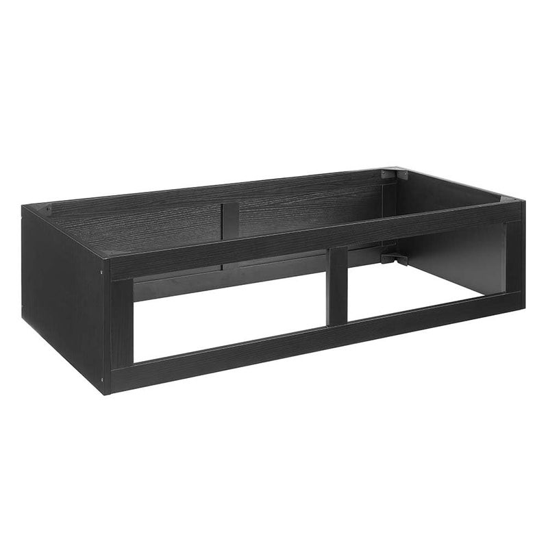 unipaws Reptile Enclosure Stacker, Black Reptile Tank Stand for 50 Gallon Terrariums, Stackable Base with Heat Lamp Openings and Metal Reinforced Corners - Image 1